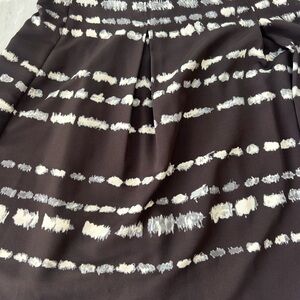 Simply Vera Vera Wang Black Midi A-Line Skirt